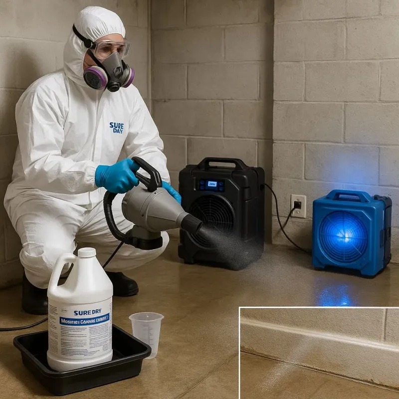 Sanitization and Odor Removal process in Bell Gardens, CA