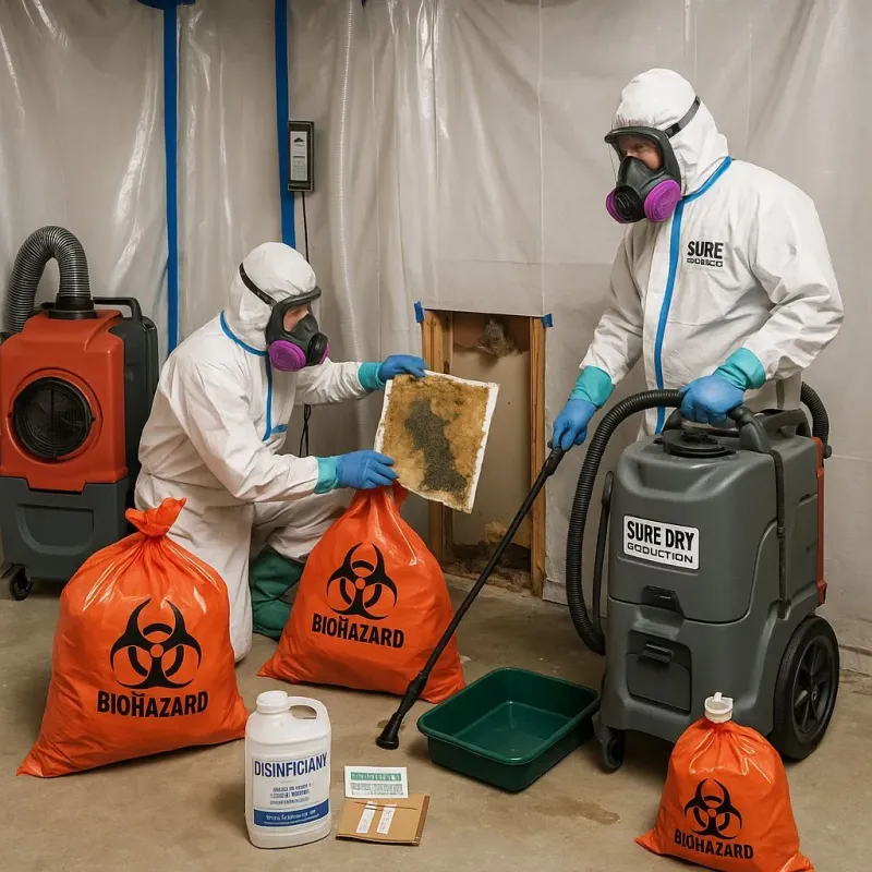 Contaminated Water Handling Protocols process in Bell Gardens, CA